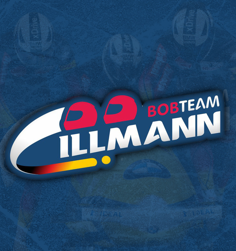 Aufkleber groß - Offizielle Website Bobteam Illmann