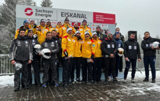 Platz 2 und 4 beim Vierer-Europacup in Altenberg